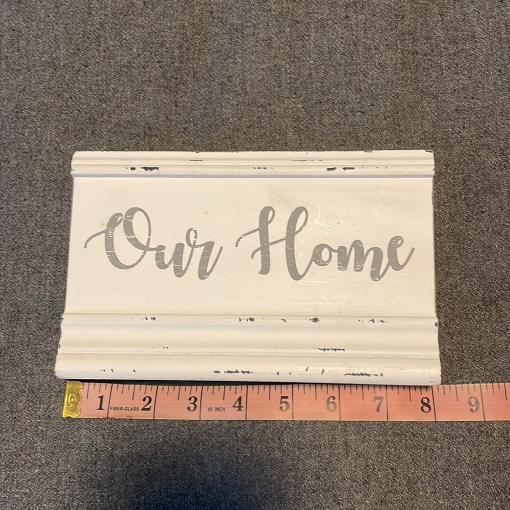 Our Home sign - Picture 3 of 4